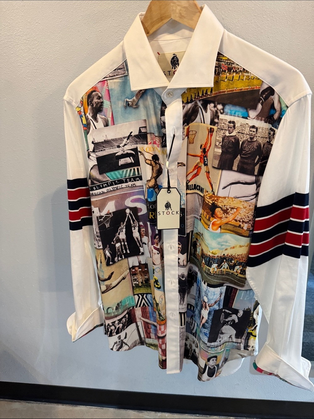 Stock Collection “Torch” Long Sleeve  Olympic theme shirt